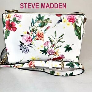 STEVE MADDEN Crossbody/Purse/Bag "Floral Blexi" with Adjustable Strap